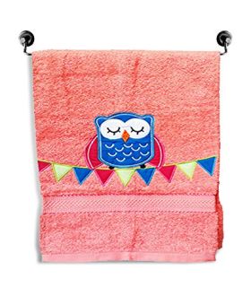 Little Jamun Premium Bath Cotton Towel - The happy owl Print