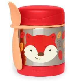 Skip Hop Zoo Insulated Little Kid Food Jar Fox