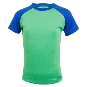 KASGO Girls Raglan Sleeve T-shirt-Green-3-4 Years