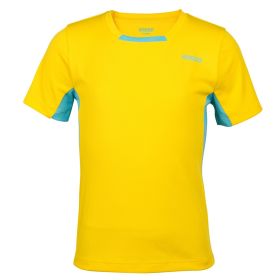 KASGO Boys U-Neck T-shirt-Yellow-3-4 Years