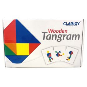 Clapjoy Tangram puzzle for kids with Flash Cards