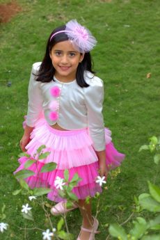 Tutus by Tutu-High Low Top with Ruffle Skirt