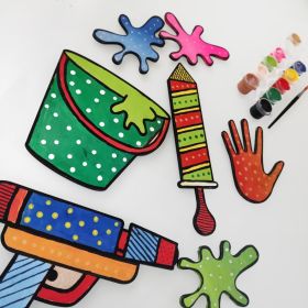 KIDDO KORNER | Holi Painting Art Kit | Holi Festival DIY Kit For Kids