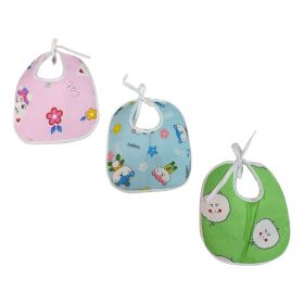 Love Baby-Set of 3 Cotton Bibs Printed mix colours - 1003 Combo P6