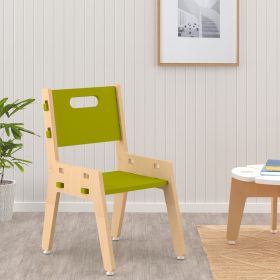 X & Y - Silver Peach Chair-Green
