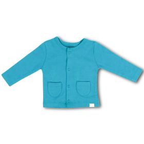 ItsyBoo-FULL SLEEVE TSHIRT WITH BUTTONS SNOW FOAM-New Born