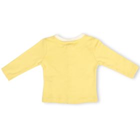ItsyBoo-FULL SLEEVE TSHIRT WITH BUTTONS SUNNY SIDE UP-New Born