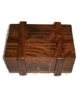 Desi Karigar Wooden Puzzle Magic Box - Brown