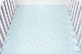 Blooming Buds-Fitted Crib/ Cot Sheet - Paperplane