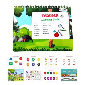 Clapjoy Velcro Book Level 1 Preschool Busy book for Toddler