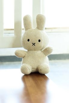 Mojopanda-Rattle Bunny Cotton Knitted Stuffed / Plush / Soft Toy