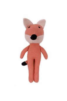 Mojopanda-Jolly fox Hand Knitted Stuffed/Plush/Soft Toy
