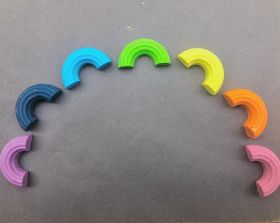 Peekado Crayons-Mini rainbows Crayons Set of 7