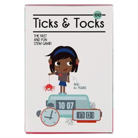 The Pretty Geeky | Ticks & Tocks | Educational Digital & Analog Clock Learning Game children love to play