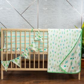 TINY SNOOZE-Cot Bunting- Go Green