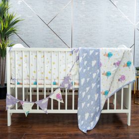 TINY SNOOZE-Cot Bunting- Sky is the Limit