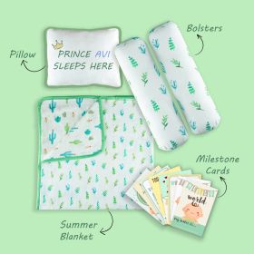 TINY SNOOZE-Mini Cot Bedding Set – Go Green