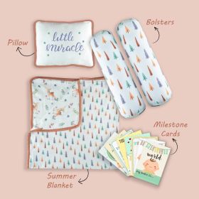 TINY SNOOZE-Mini Cot Bedding Set – Enchanted Forest