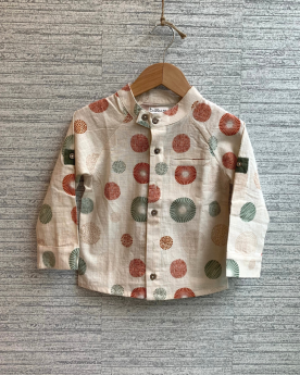 Earthytweens-Little Man Polka Dot Shirt