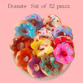 The Small Wonderland-Pretend Play Donuts Set (12 Pcs)