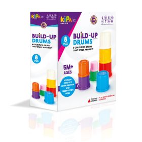 Kipa Gaming-Lighthouse Stacking Drums | Activity Toy for Babies I Multicolor I Infant & Preschool Toys I Develops Motor & Reasoning Skills