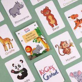 Kicks and Crawl- Animals in the Jungle Flashcards