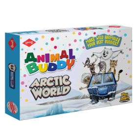 KAADOO Animal Buddy Arctic World-Play & Learn-Family Fun Board Game-Fantastic Wildlife Introduction for 6+ Year Olds Multi-Color - Made in India (2 Players)-8906076572002