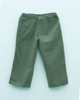 Earthytweens-Earthy Green Smart Pants