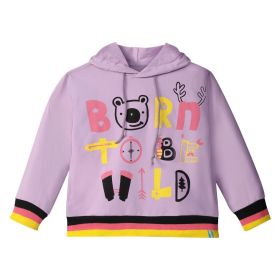 PlanB-Lavender Born To be Wild - Hoodie-4-6 Years