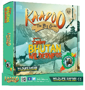 KAADOO - The BIG GAME to Discover Bhutan's Wild Animals - Knowledge-building Educational Adventure Safari Board Game for Kids 6+ & Family. Proudly Made in India (2-4 players)-8906076571142