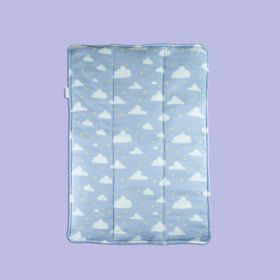 TINY SNOOZE-Organic Bed Protector- Clouds