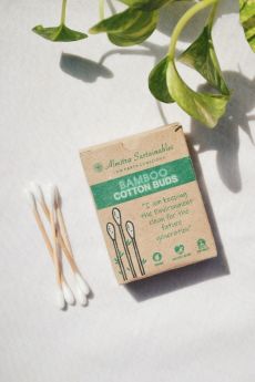 Almitra Sustainables - Bamboo Cotton Buds(Pack of 2 Boxes)