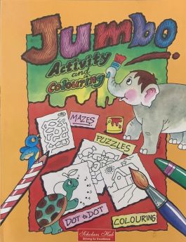 SCHOLARS HUB-Jumbo Activity & Colouring Book.