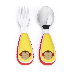 Skip Hop Zoo Utensils Fork & Spoon
 SS Weaning Accessory  Monkey 3M to 36M