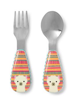 Skip Hop Zoo Utensils Fork & Spoon
 SS Weaning Accessory  Llama 3M to 36M