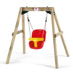 Plum Wooden Baby Swing Set