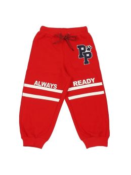 Paw Patrol Boys Cotton Joggers Trousers Track Pant In Red
