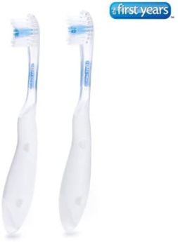 The First Years Toddler Toothbrush Pk-2 White