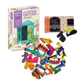 Chalk and Chuckles Chalk and Chuckles Caterpillar Clutter-Memory and Matching Game 