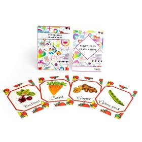 Learnersbridge-Flash Cards Vegetables