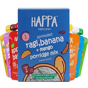 HappaFoods-Happa Ragi Porridge Combo , 4 Packs, 200 Gram Each