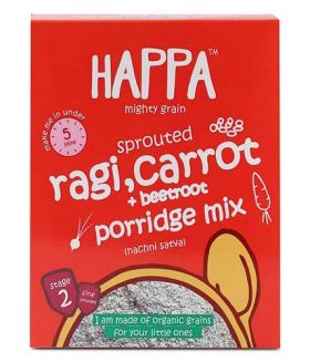 HappaFoods-ragi almonds+ dates porridge (200gm)