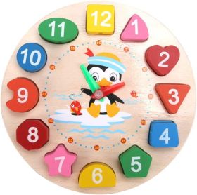 Lil Amigos Nest Montessori Wooden Shape Sorting Clock - Educational Toy Set for Kids: Learn Colors, Numbers & Time (3+ Years)