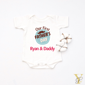 Yellow Doodle-Our First Father's Day Bodysuit