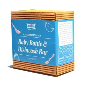 Goli Soda All Natural Probiotics Baby Bottle & Dishwash Bar - 90 g 