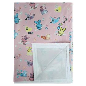 Love Baby-Imported Soft Bed Sheet Plastic from Love Baby - 713 C Pink P9