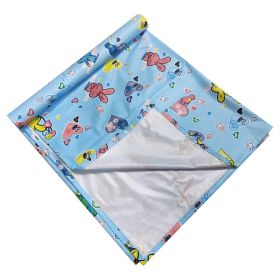 Love Baby-BedSheet ultrathin Plastic bed protector from Love Baby - 713 L Blue P9