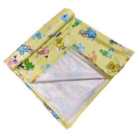 Love Baby-BedSheet thin Plastic bed protector from Love Baby - 713 L Yellow P9