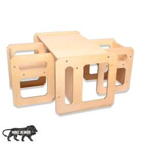 GIFT EQUALS LOVE LLP-MONTESSORI CHAIR & TABLE SET