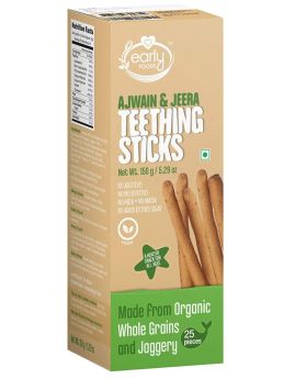 Early Food Whole Wheat Ajwain Jaggery Teething Sticks 150g